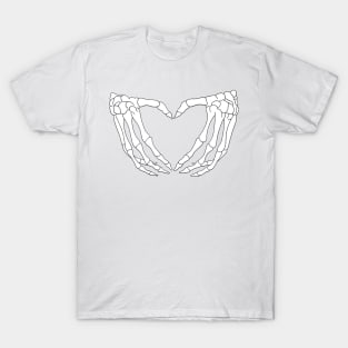 Skeleton Hand Hearts "Pastel Goth" - Type 2 T-Shirt